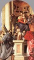 Madonna entronizada con los santos Renacimiento Paolo Veronese
